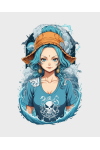 KAOS DISTRO PRIA WANITA CHARACTER NAMI ONE PIECE