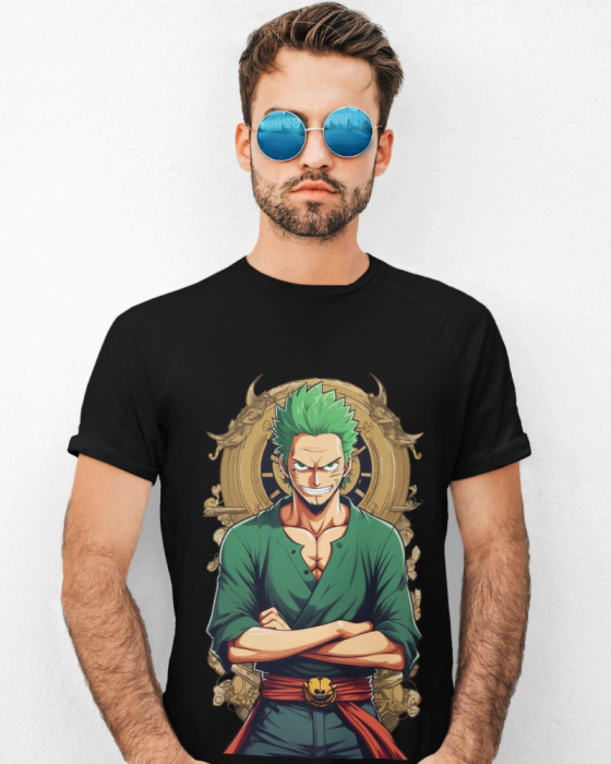 KAOS DISTRO COTTON PRIA WANITA ZORO ANIME